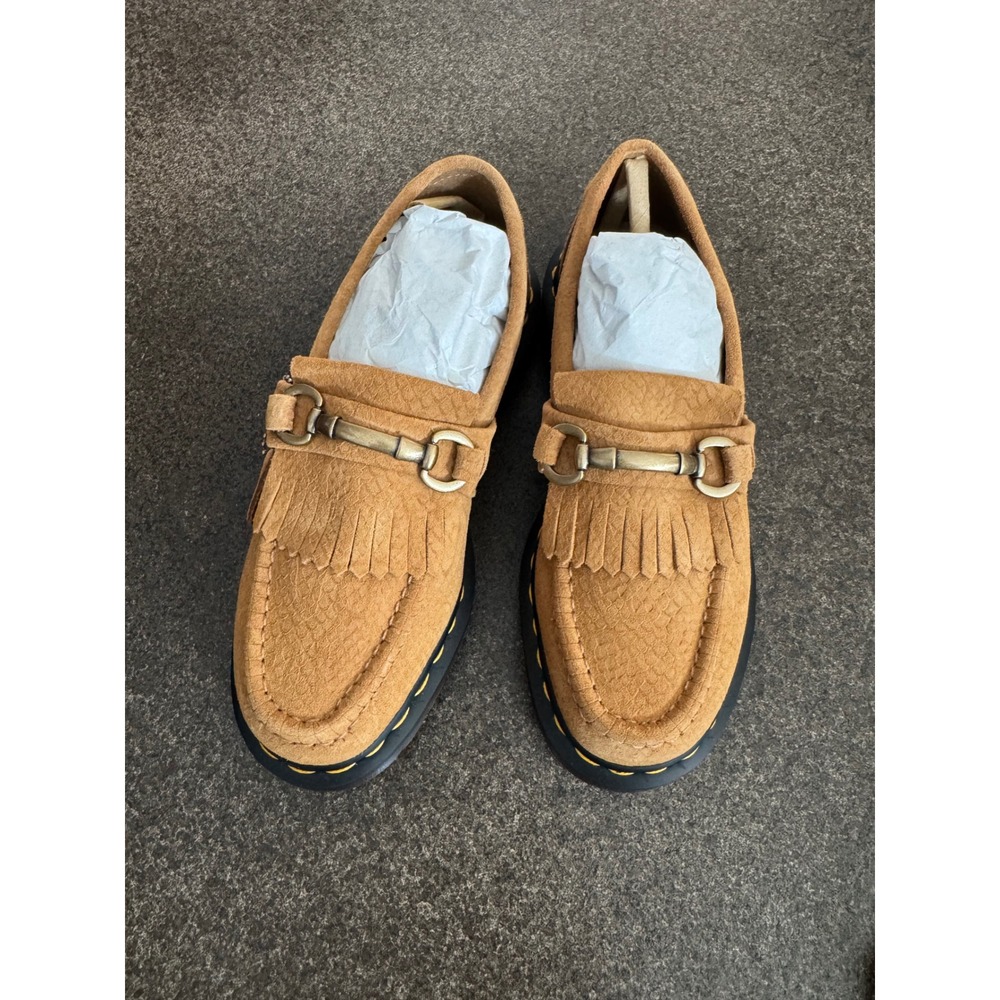 Brand New Dr Martens Adrian snaffle calf suede loafer in Autumn Spice - Picture 5 of 5